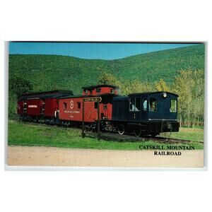 Catskill Mountain Railroad Sleepy Hollow Train Postcard Shokan NY